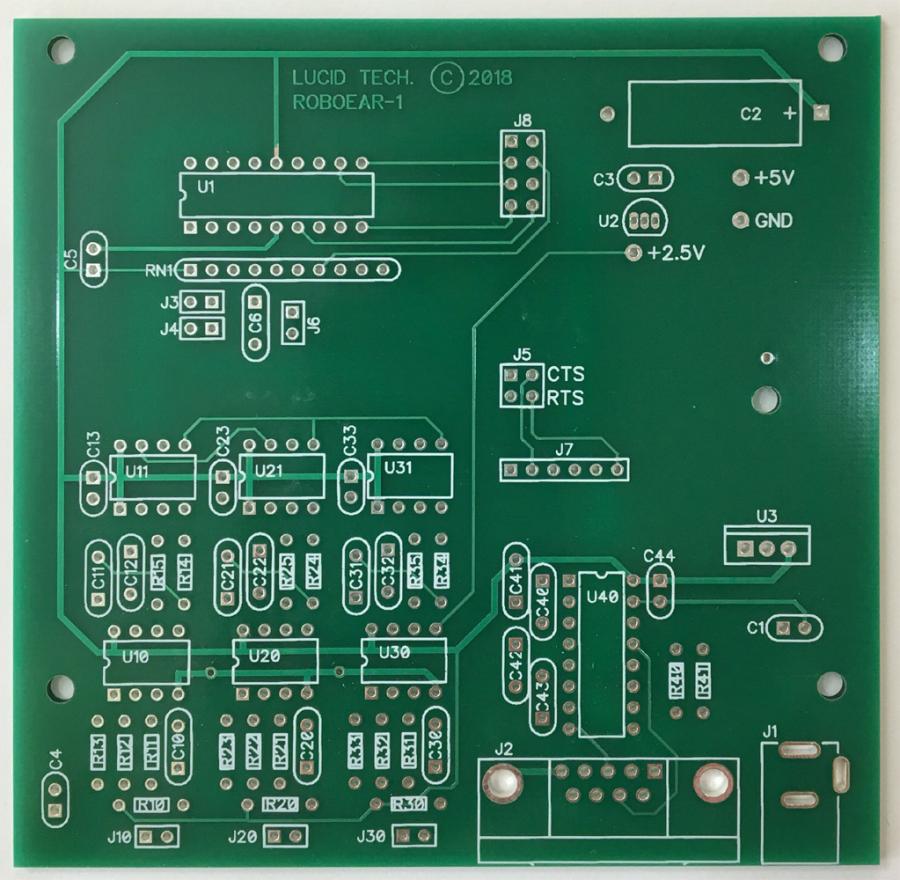 The ROBOEAR PCB