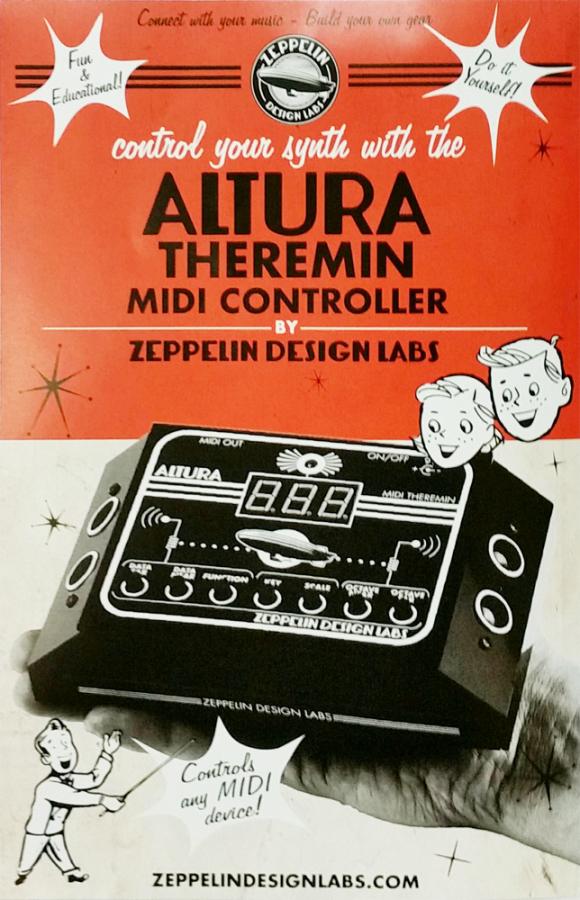 Altura Theremin MIDI Controller Kit