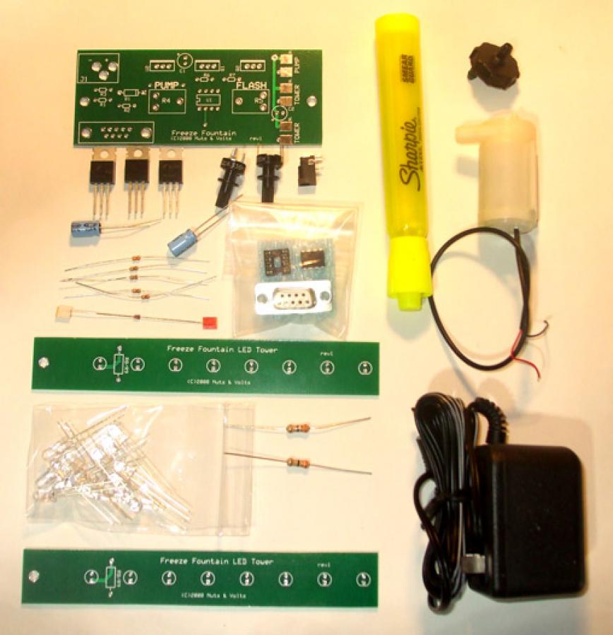 Freeze Fountain PCB & Components Kit