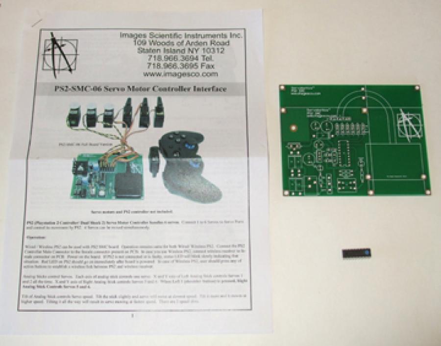 PlayStation Servomotor Controller Interface PCB & Programmed Chip
