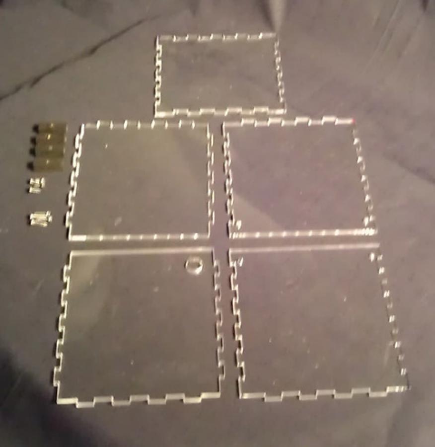 3D LED Cube Case Kit