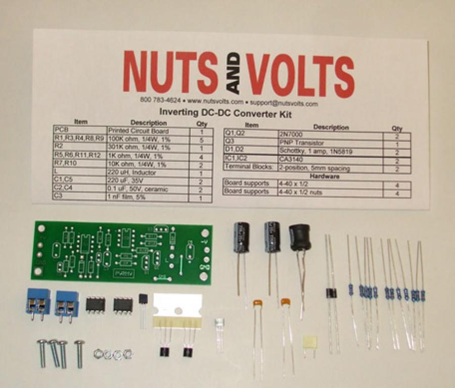 Inverting DC-DC Converter Kit