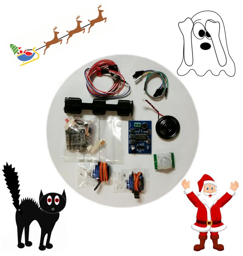 DIY Motion/Light/Sound Animatronics Starter Kit