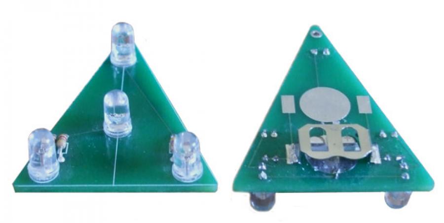 Simple Solder TH Christmas Earrings