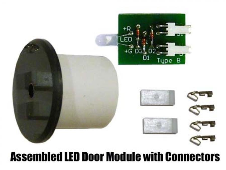 Assembled LED Door Module with Connectors