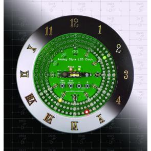 Analog-Style LED Clock Complete Kit
