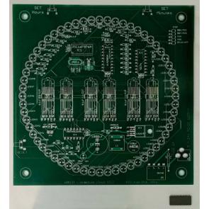 Numitron Clock PCB and Programmed Chip